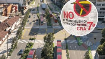 Protestas en el corredor verde. / Fotos: Alcaldía y Redes sociales.