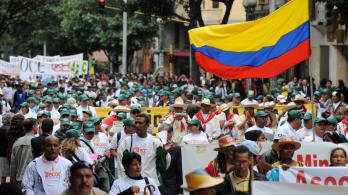 Paro nacional de Fecode. / Foto: AFP.