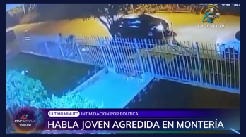 Joven afirma que fue agredida por su afinidad con Petro.