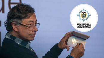 Petro sobre demanda de la Procuraduría. / Fotos: Presidencia y Procuraduría.