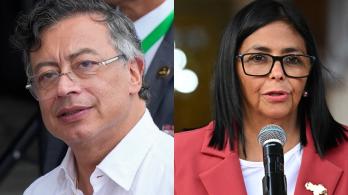 Expectativa por reunión entre Presidente Petro y Delcy Rodríguez. / Fotos: AFP.