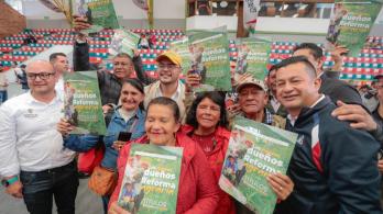 Entrega de Tierras en Boyacá. / Foto: ANT.