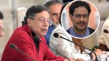 Petro sobre planes contra Iván Cepeda. / Fotos: Presidencia y AFP.