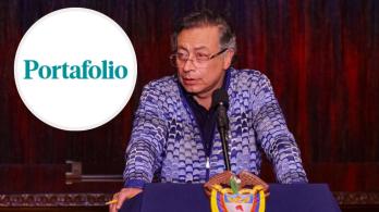 Petro sobre información de Portafolio. / Fotos: Presidencia y Portafolio.