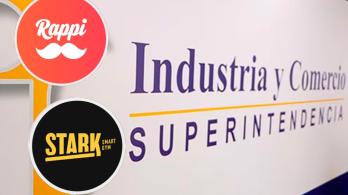 SIC sanciona a Rappi y Stark Gym. / Fotos: SIC y logos de Rappi y Stark Gym.