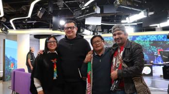 Reconocimiento a Hollman Morris e INRAVISIÓN. / Foto: Nairo Jacanamijoy.