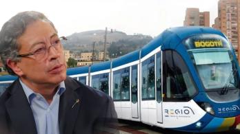 Presidente Petro defiende el Regiotram para Bogotá y señala a los monopolios del transporte