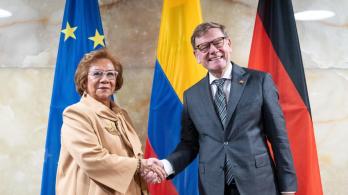 Cancilleres de Colombia y Alemania. / Foto: Cancillería.