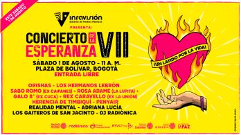 Todo lo que debes saber para asistir al Concierto de la Esperanza VII en Bogotá