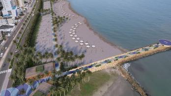 Posponen apertura del Gran Malecón de Cartagena por fuertes lluvias