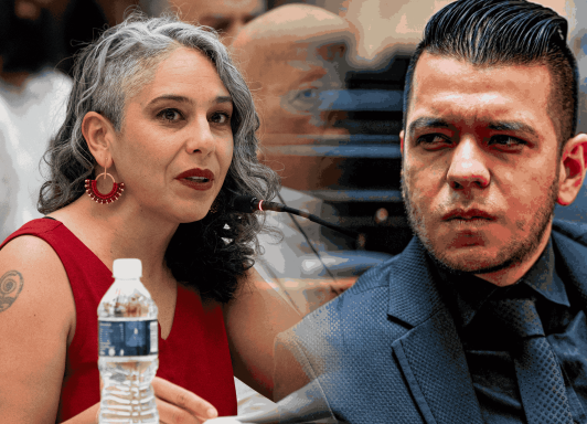 Los senadores María José Pizarro y Jota Pé Hernández