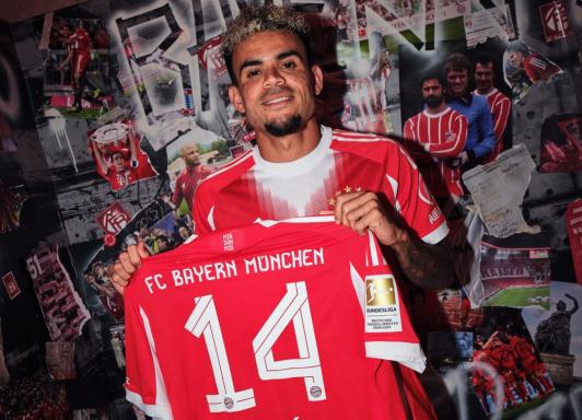 Luis Díaz, fichaje del Bayern. / Foto: X Bayern Múnich.