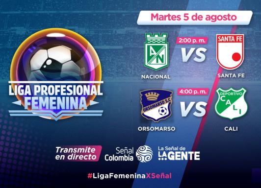 Liga femenina por Señal Colombia. / Foto: RTVC.