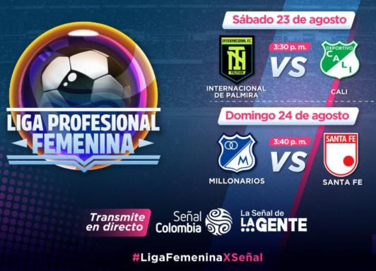 Liga femenina por Señal Colombia. / Foto: RTVC.