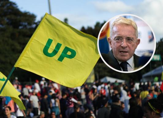 UP le responde al expresidente Uribe Vélez. / Fotos: UP y AFP.