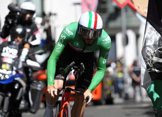Filippo Ganna se quedó con la crono individual de La Vuelta 2025