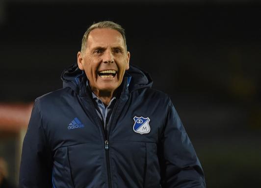 Miguel Ángel Russo en Millonarios. / Foto: AFP.