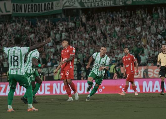 Atlético Nacional vs. América. / Foto: X Atlético Oficial.