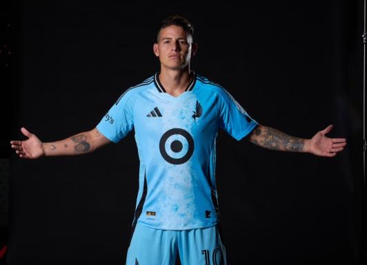James Rodríguez en Minnesota United. / Foto: X James Rodríguez.