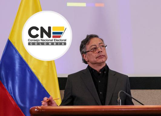 Petro sobre decisión del CNE. / Fotos: Presidencia y Cne.