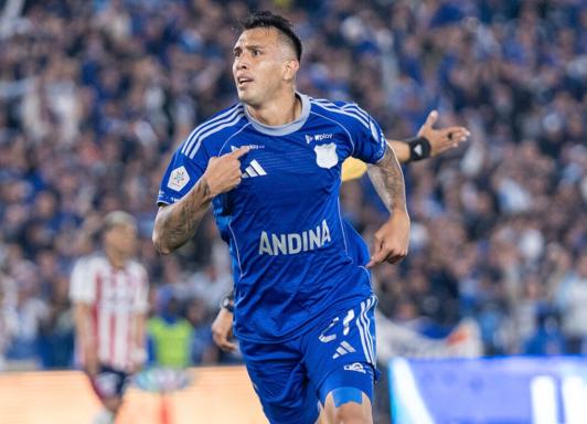 Rodrigo Contreras, jugador de Millonarios. / Foto: Millonarios website.