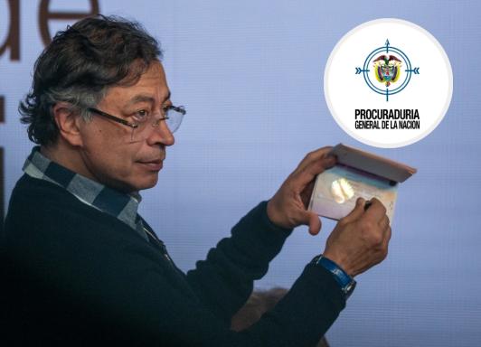Petro sobre demanda de la Procuraduría. / Fotos: Presidencia y Procuraduría.