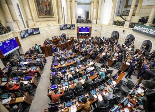 Así quedó conformado el Senado. / Foto: AFP.
