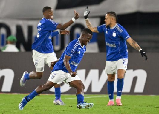 Victoria de Millonarios en la Copa Sudamericana. / Foto: AFP.