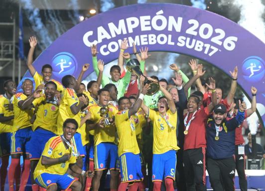 Colombia sub 17. / Foto: AFP.