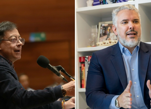 Petro responde a Duque por pedido de suspender al Ministro de Hacienda