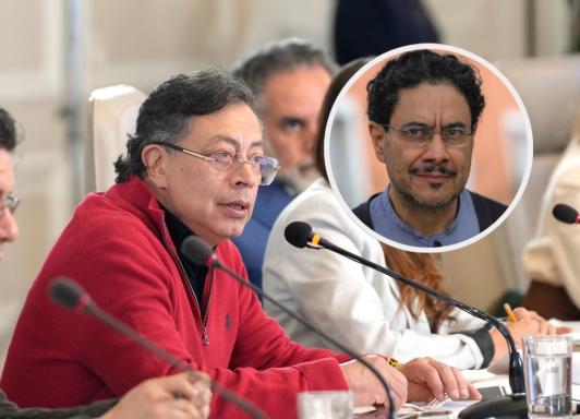 Petro sobre planes contra Iván Cepeda. / Fotos: Presidencia y AFP.