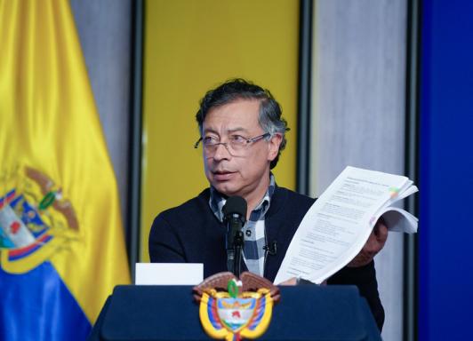Presidente Gustavo Petro denuncia red internacional para desestabilizar su Gobierno