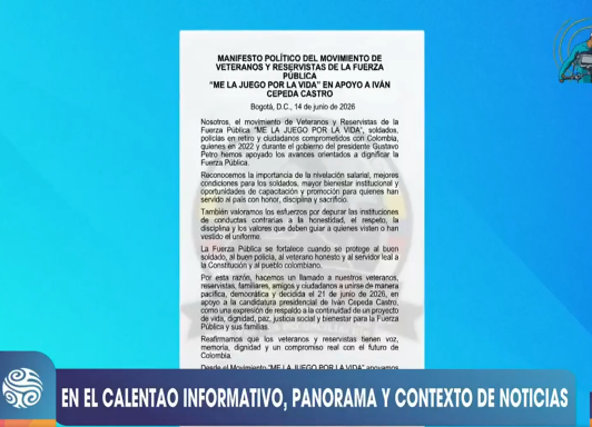 Veteranos y reservistas se unen a la campaña de Iván Cepeda