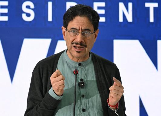 Iván Cepeda anuncia reclamaciones. / Foto: AFP.