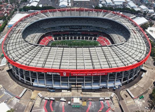 Estadio Azteca para inauguración del Mundial. / Foto: AFP.