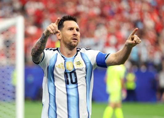 Lionel Messi en el mundial. / Foto: AFP.