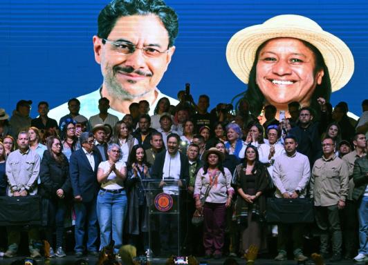 Oposición del pacto histórico. / Foto: AFP.