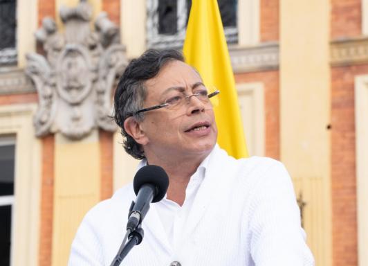Denuncia del presidente Petro. / Foto: Presidencia.