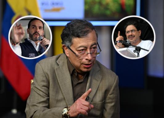 Petro sobre votaciones. / Fotos: AFP.