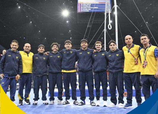 Ángel Barajas lideró histórica actuación de Colombia en gimnasia