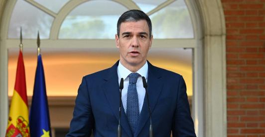 El presidente del gobierno, Pedro Sánchez