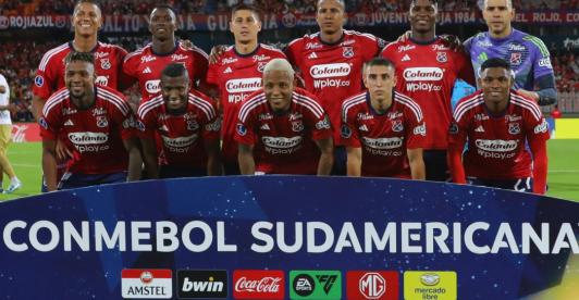 Independiente Medellín goleó 4-0 a Always Ready en la Sudamericana. / Foto: AFP.