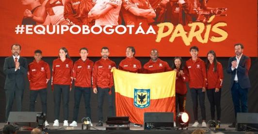 Deportistas bogotanos para Olímpicos para París. / Foto: IDRD. 