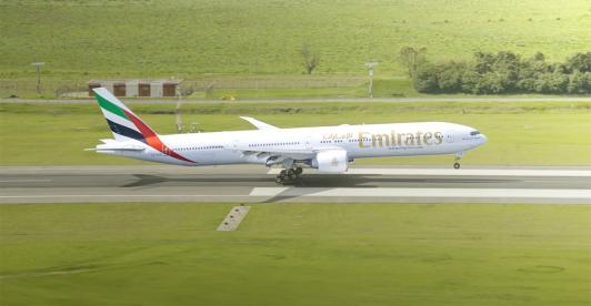 Aerolínea Emirates llegó a Colombia. / Foto: X Emirates.