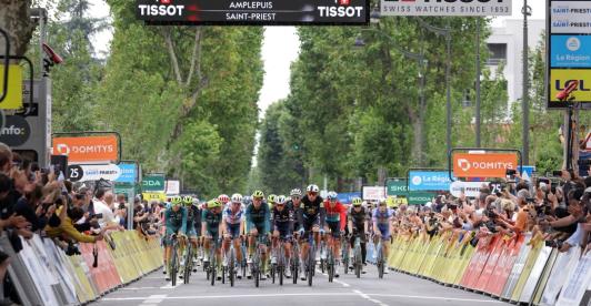 Etapa 5 del Criterium Dauphiné. / Foto: AFP.