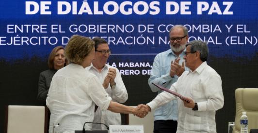 ELN buscaría salir de la lista de grupos terroristas de la UE. / Foto: AFP.