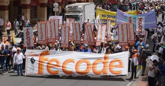 Puntos de concentración de marchas de Fecode. / Foto: Fecode.