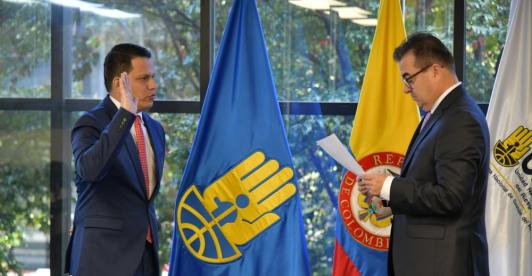 Sneyder Pinilla con principio de oportunidad. / Foto: UNGRD.