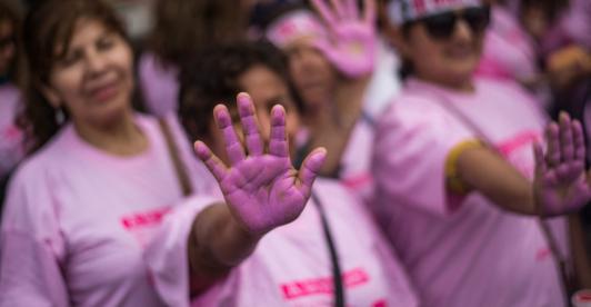 Bogotá toma medidas en contra de los feminicidios. / Foto: AFP.