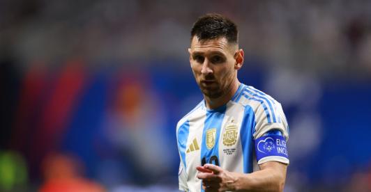 Lionel Messi con Argentina en la Copa América. / Foto: AFP.
